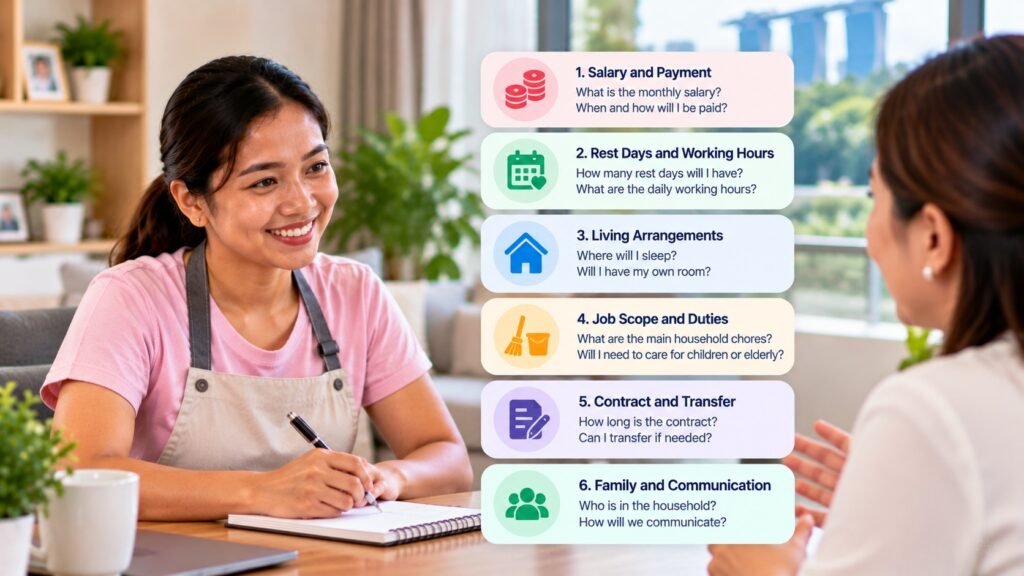 Friendly Domestic Helper Interview Checklist