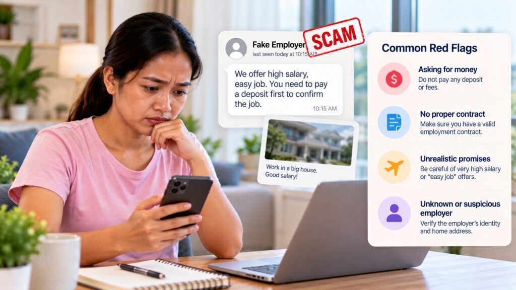 Spotting Fake Helper Job Scams